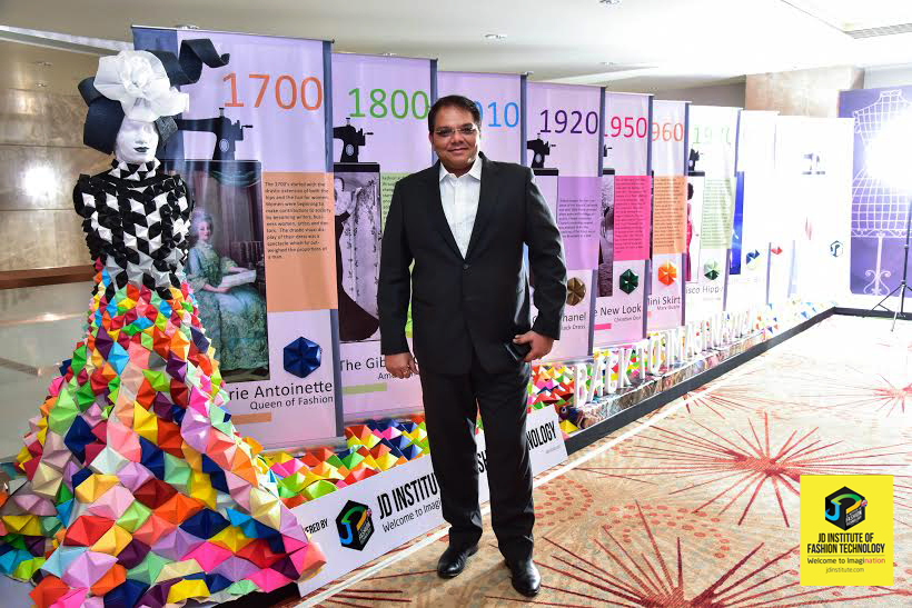  MANAGING TRUSTEE OF JD INSTITUTE OF FASHION TECHNOLOGY, NEALESH DALAL , AT THE EVENT