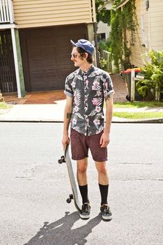 2 Shorts And Almost Knee-High Socks.