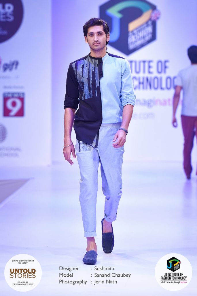 JD Annual Design Awards 2016 – Untold Stories : “CRINKLE STROKE” Designer : Sushmita Photography : Jerin Nath