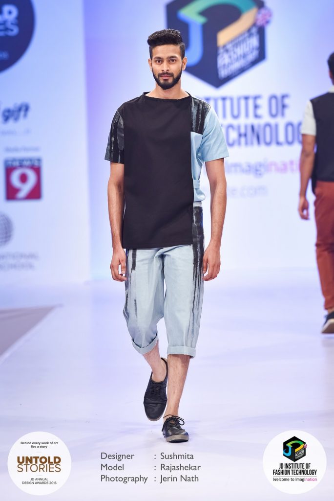 JD Annual Design Awards 2016 – Untold Stories : “CRINKLE STROKE” Designer : Sushmita Photography : Jerin Nath