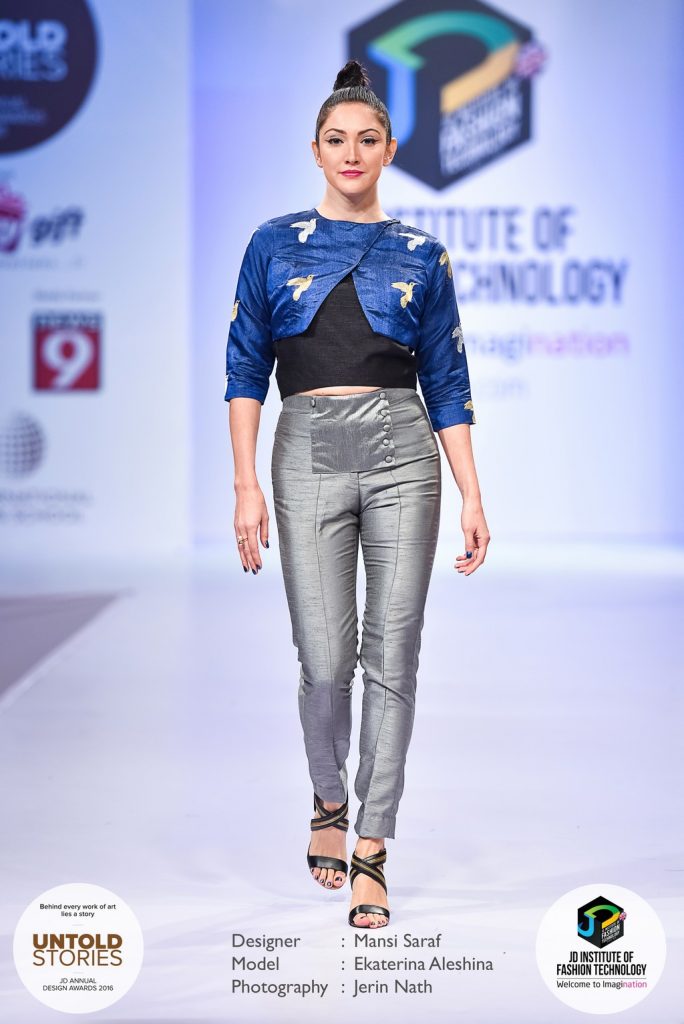 JD Annual Design Awards 2016 – Untold Stories : “VOGEL” Designer : Mansi Saraf Photography : Jerin Nath