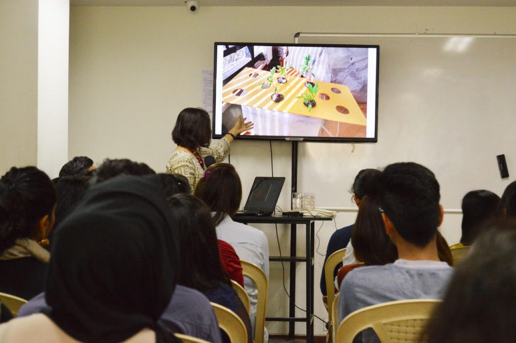 Talk Session with an industry expert for Interior Design Department