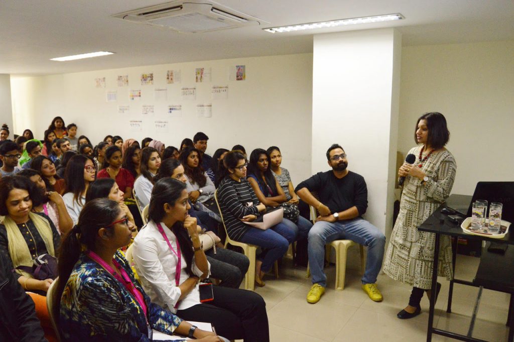 Talk Session with an industry expert for Interior Design Department