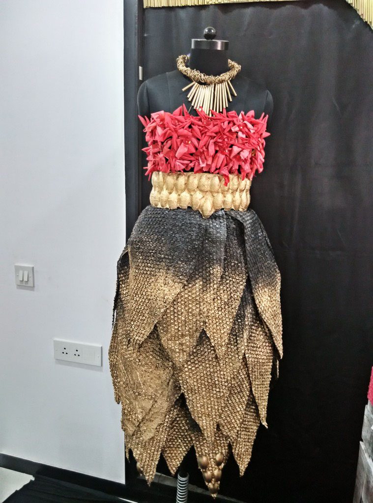 Installations based on Art out of Waste by ADFD 2015 Batch