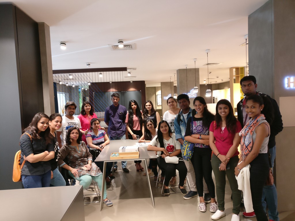 Hettich Store Visit : Batch of Diploma in Interior Design