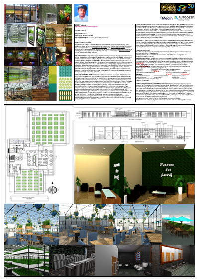 Indoor Farming Restaurant – Change – JD Annual Design Awards 2018 | Designer: Aman Jalan | Photography : Jerin Nath (@jerin_nath)