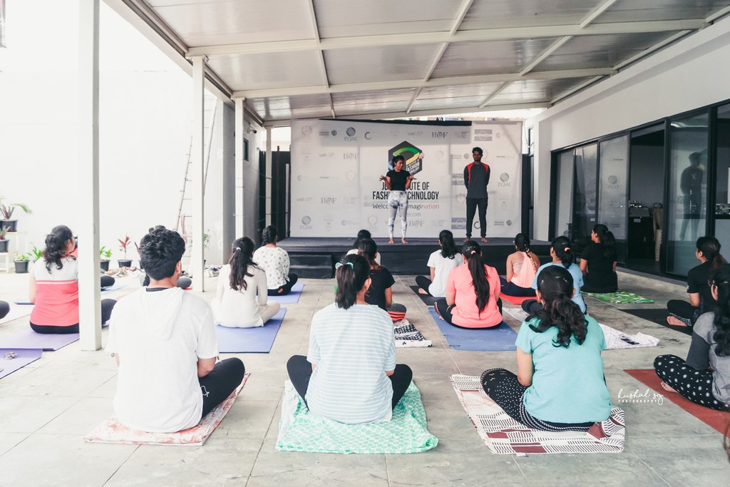 International Yoga Day observed at JD Institute