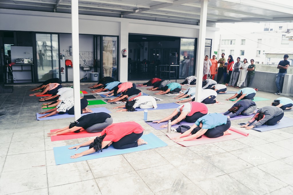 International Yoga Day observed at JD Institute