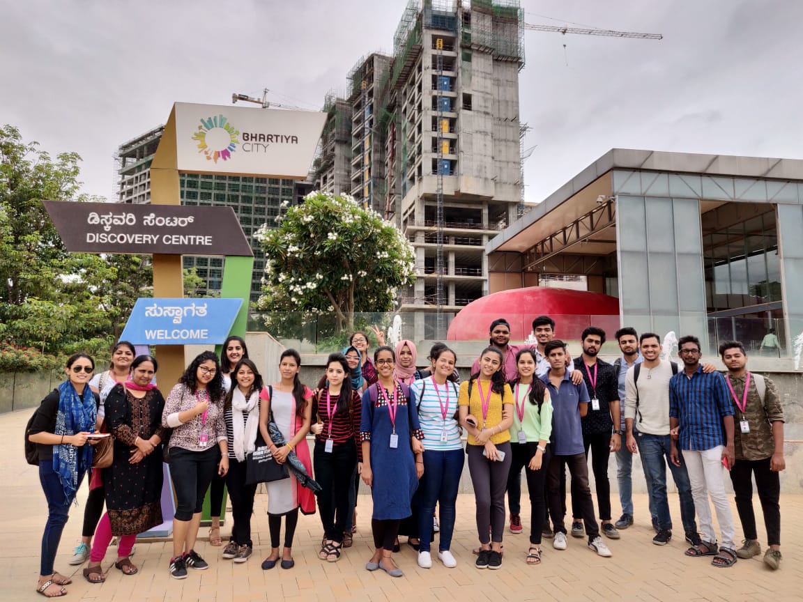 JD Institute - Interior Students at Bhartiya City | Industrial Visit