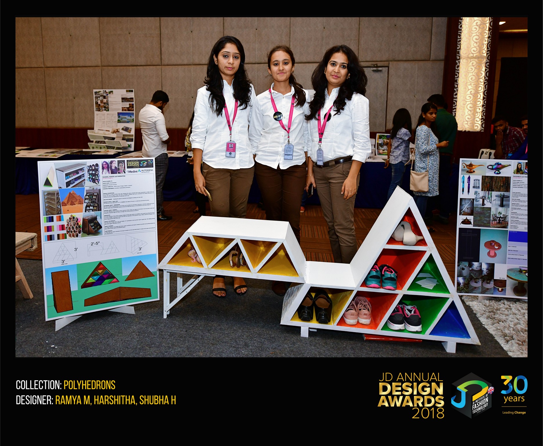 POLYHEDRONS – Change – JD Annual Design Awards 2018 | Designer: Ramya M, Harshitha, Shubha H | Photography : Jerin Nath (@jerin_nath) 