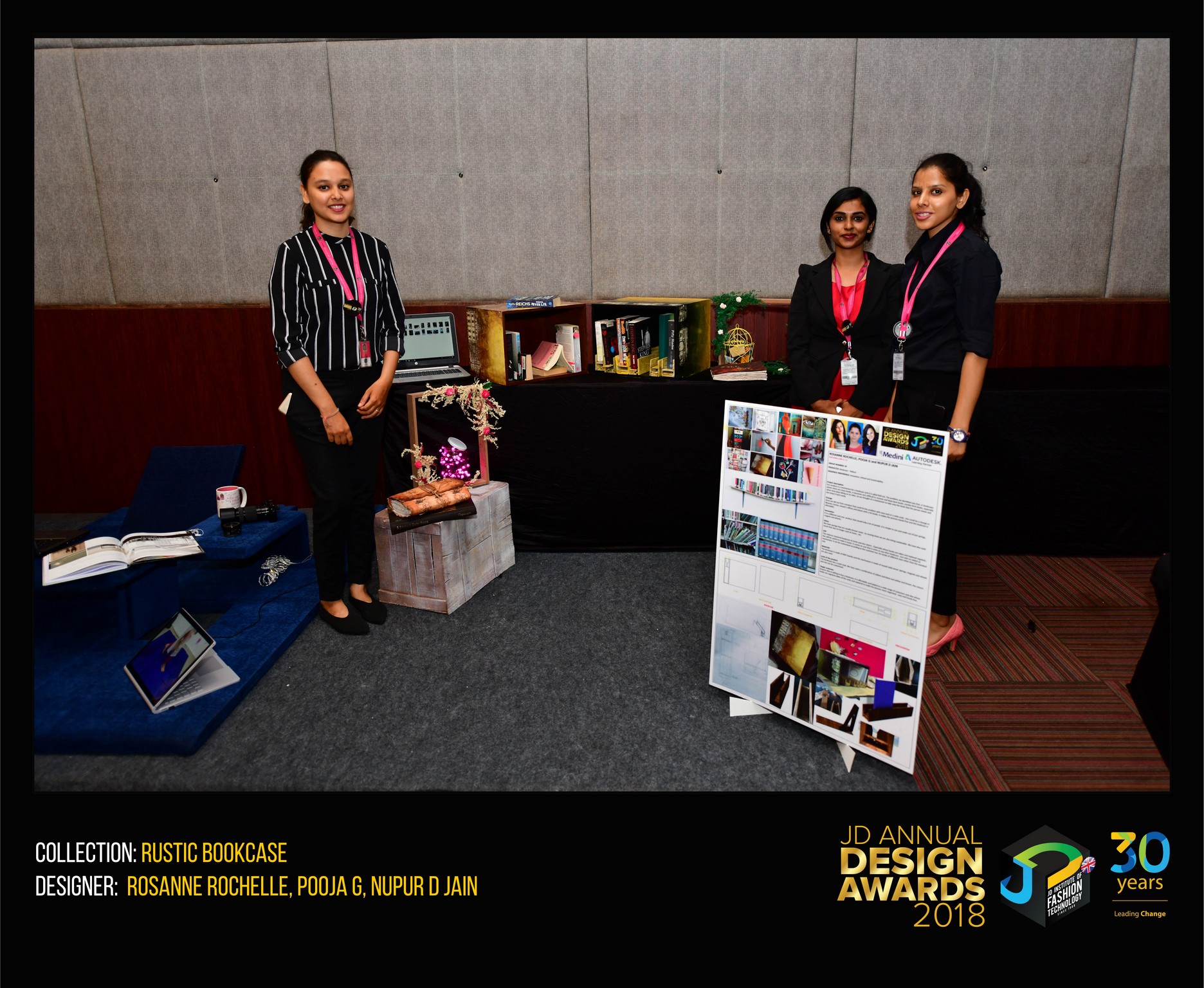 Rustic Bookcase– Change – JD Annual Design Awards 2018 | Designer: Rosanne Rochelle, Pooja G, Nupur D Jain | Photography : Jerin Nath (@jerin_nath) 