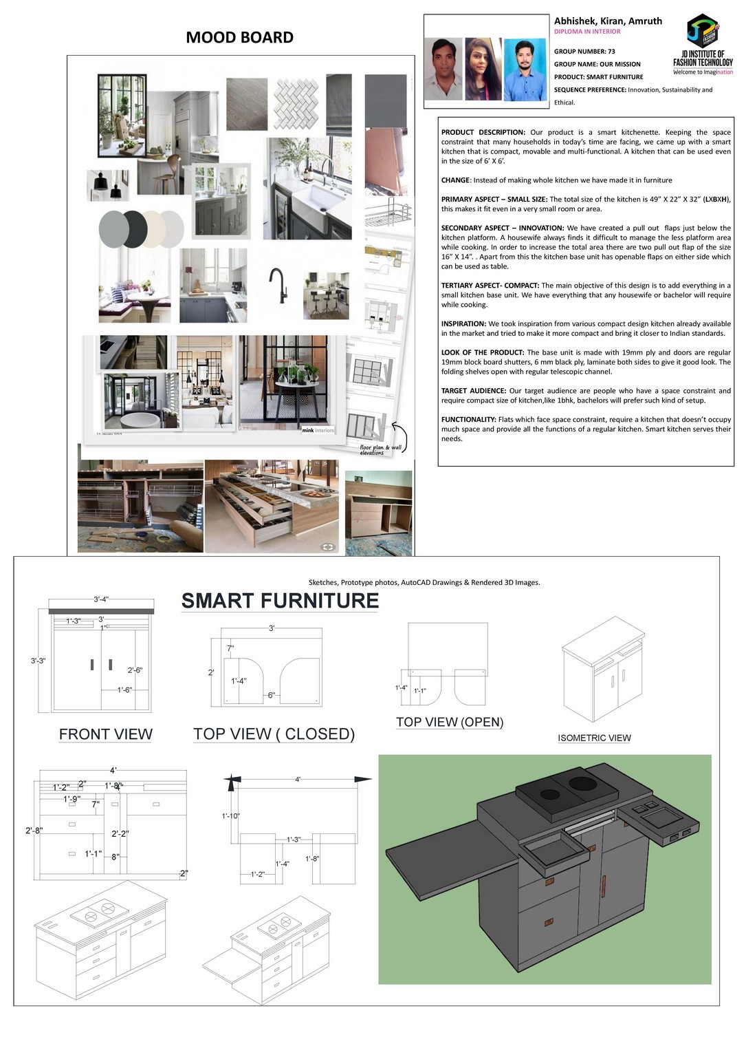 Smart Furniture – Change – JD Annual Design Awards 2018 | Designer: Abhishek Anurag, Amruth Nayaks and Kiran Patel | Photography : Jerin Nath (@jerin_nath)