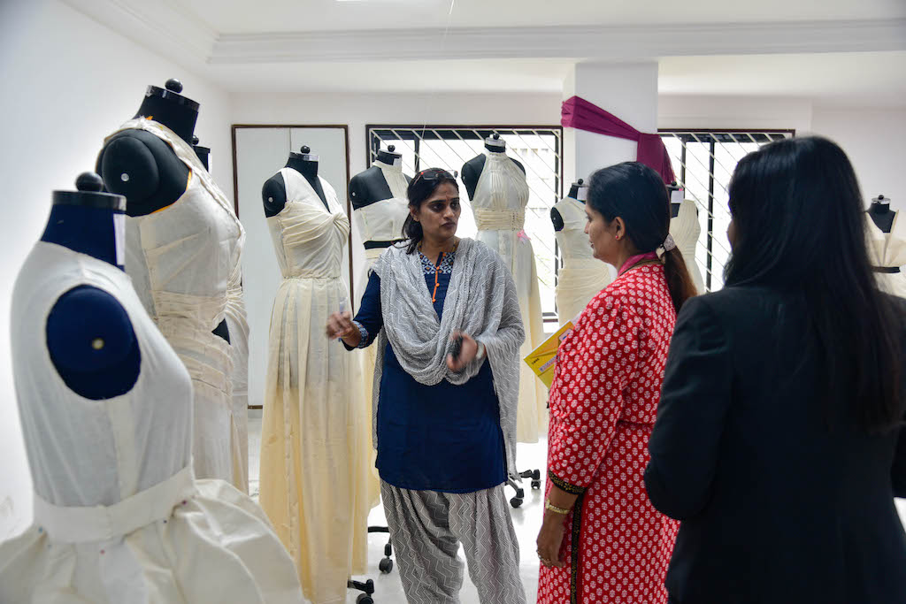 Dreams fold into Drapes | Fashion Draping exhibition at JD Institute