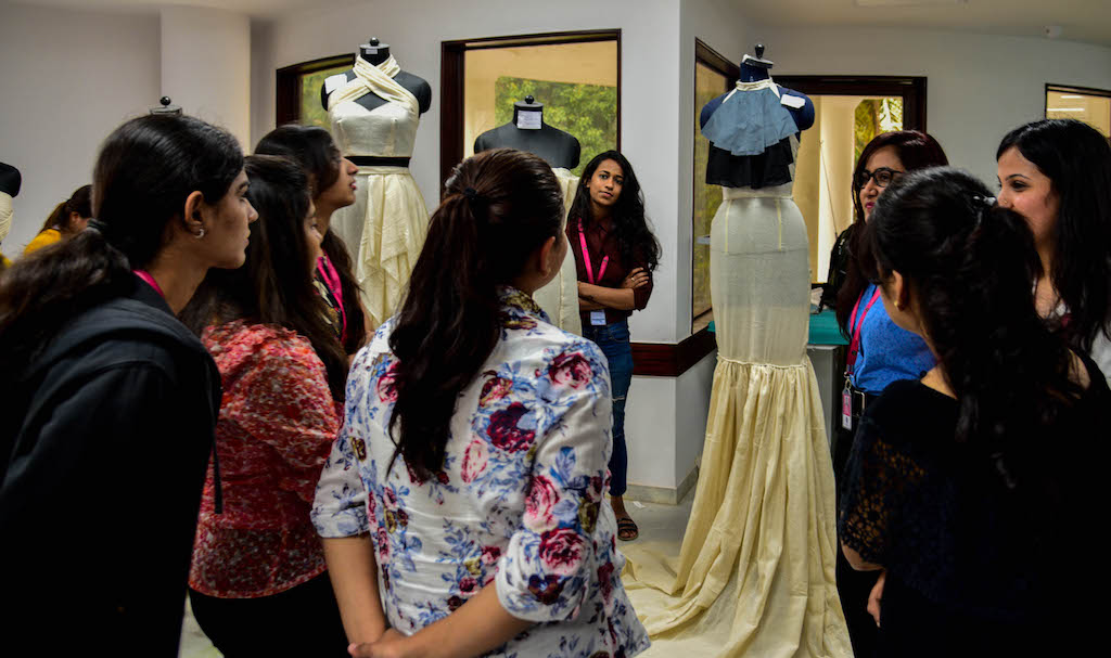 Dreams fold into Drapes | Fashion Draping exhibition at JD Institute