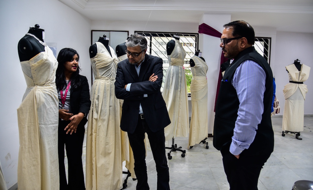 Dreams fold into Drapes | Fashion Draping exhibition at JD Institute