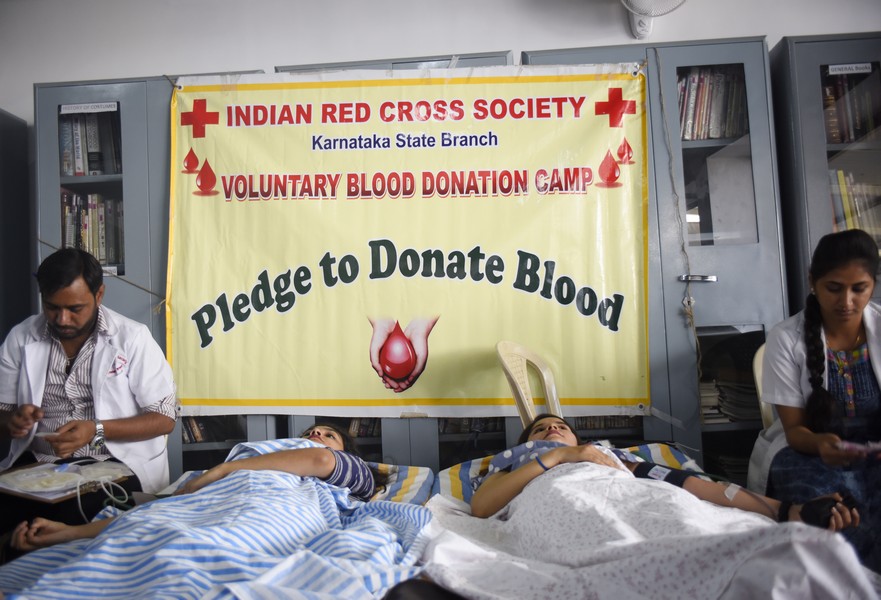 Blood Donation Camp at JD Institute