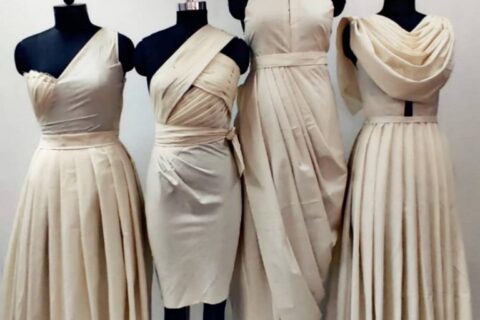 DRAPING – AN INSIGHT INTO FABRIC MANIPULATION BY THE FASHION DESIGN STUDENTS