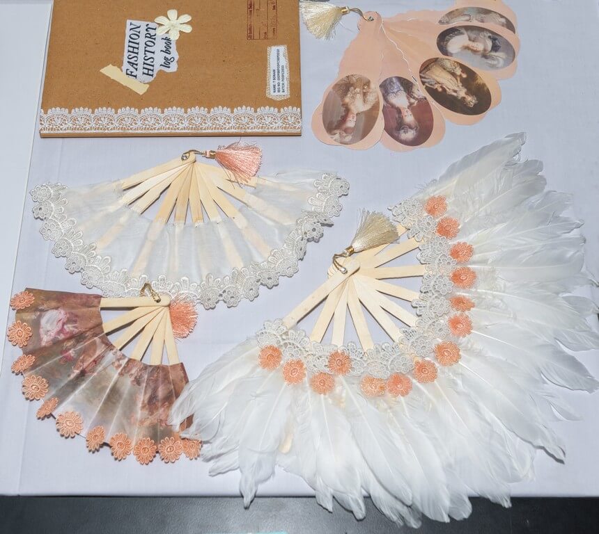 Hand Fans inspired by the Victorian Era