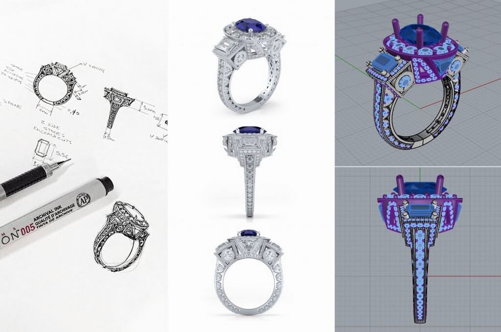 CAD Jewellery Design – Use of Technology in jewellery designing 