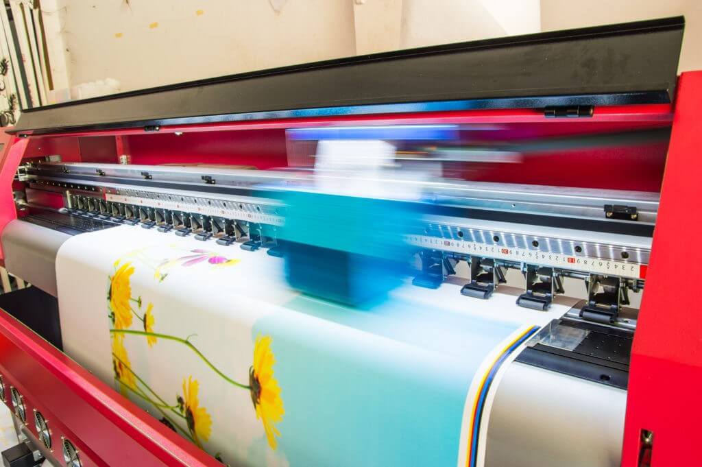 Types of textile printing