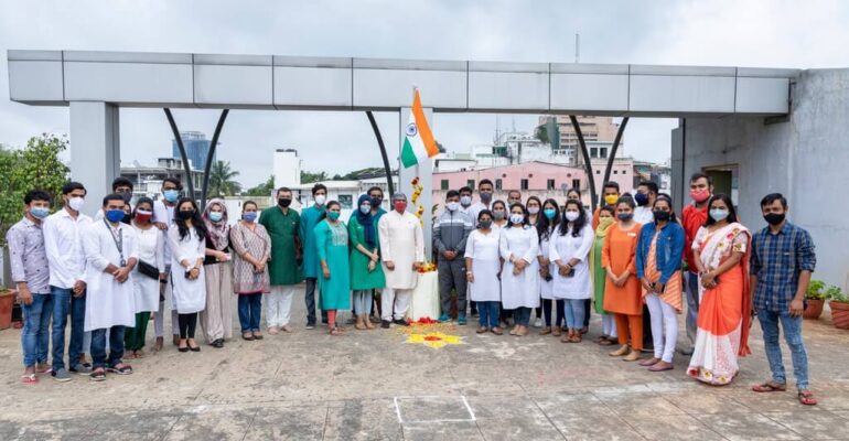 JD Institute celebrates 75th Independence Day complying with COVID guidelines