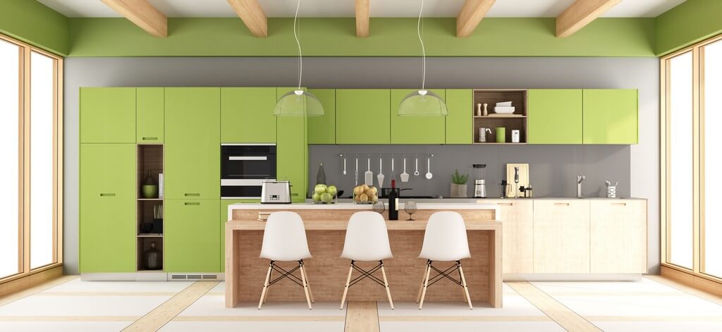 4 Popular Kitchen Color Combinations in Interior Design