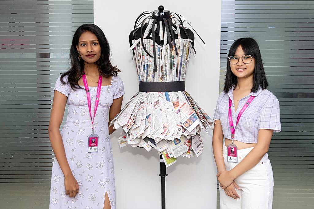 Pattern Drafting Display By Diploma In Fashion Design, November 2021 Batch