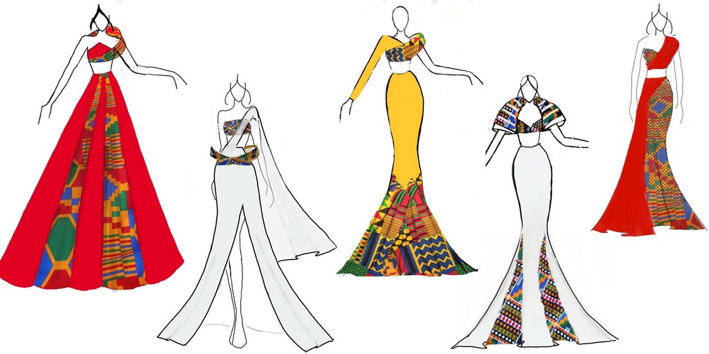 Kendiahana A Tribute To Kente & Fabric Of India Illustration (1)