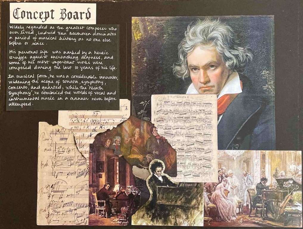 Mellifluous A Tribute to Beethoven Concept Board