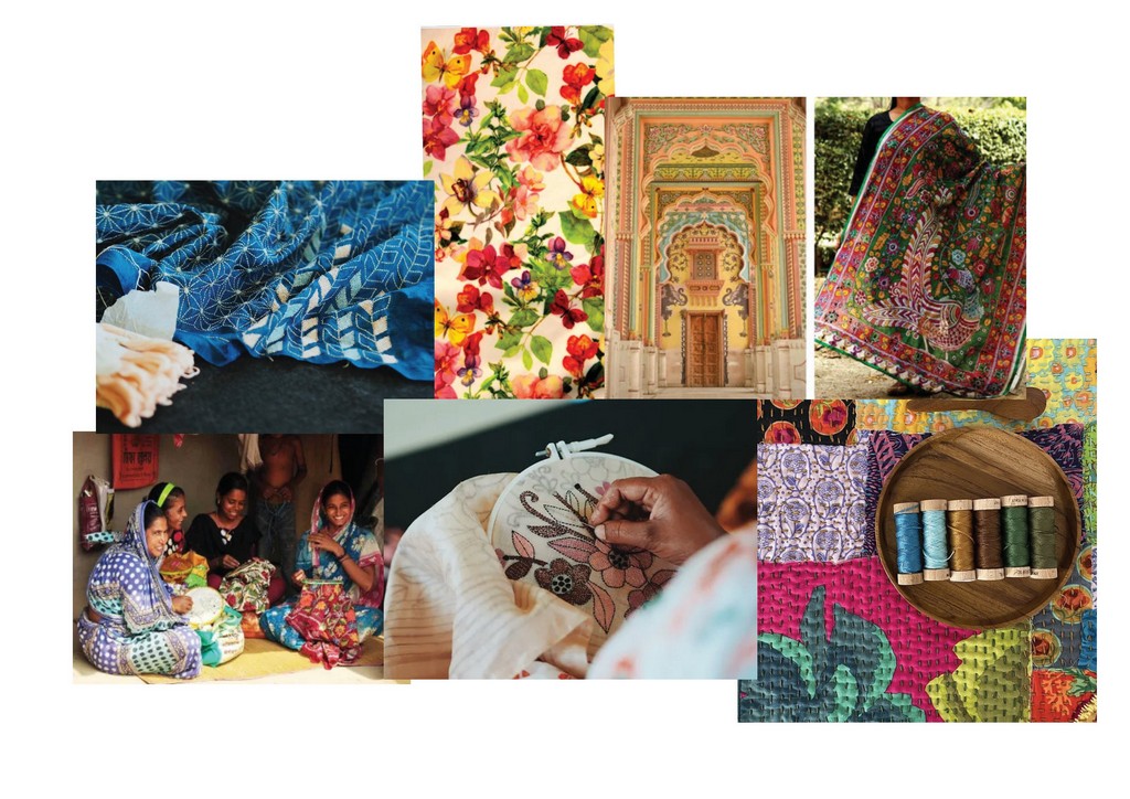 Threaded Tales A Tribute to Motilal Shaw an artisan from West Bengal concept board Threaded tales