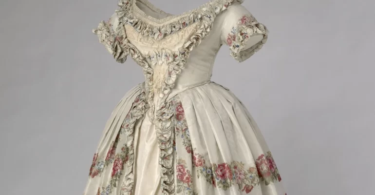 Why were the gowns made so big during victorian era