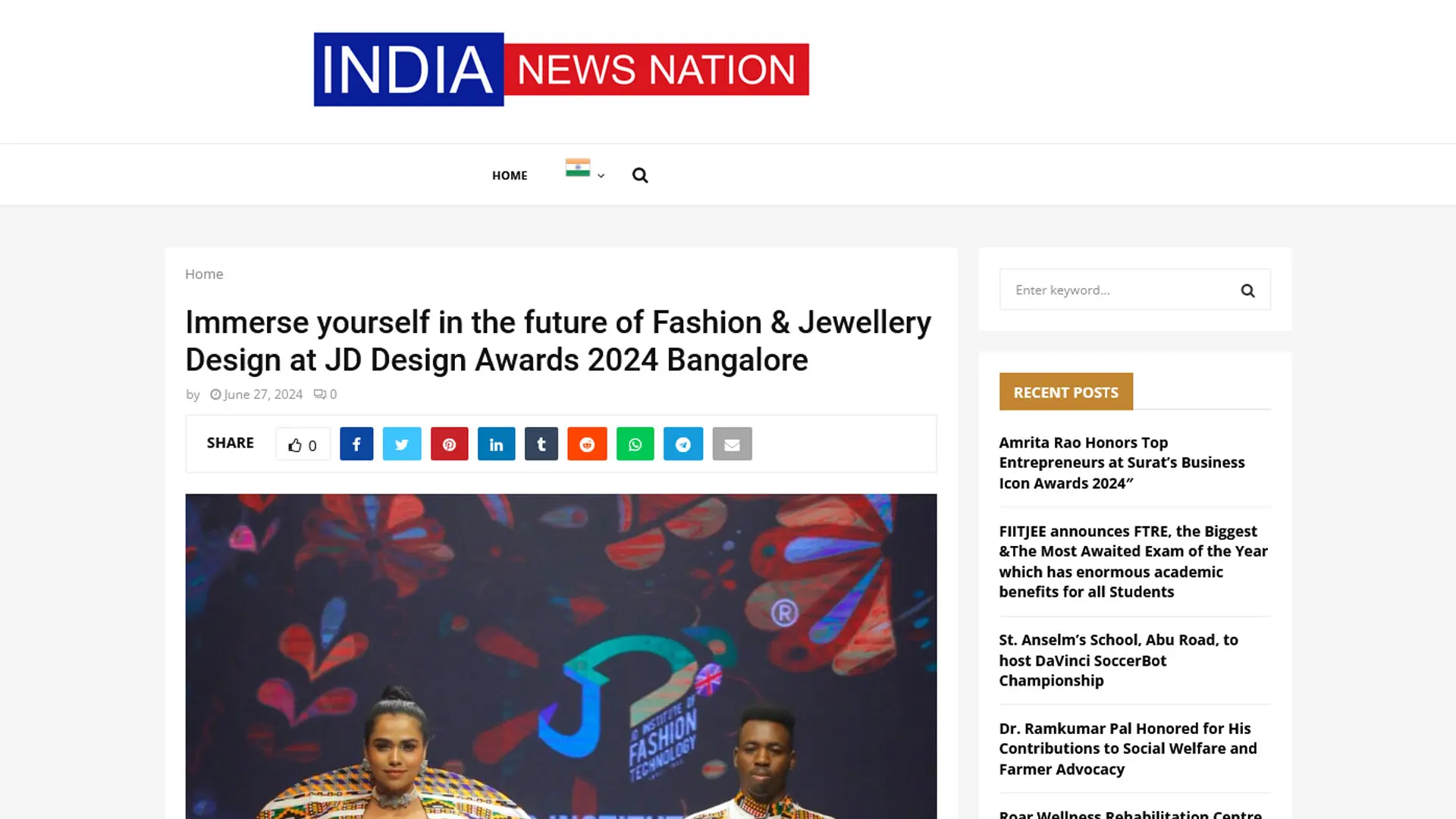 Immerse yourself in the future of Fashion & Jewellery Design at JD Design Awards 2024 Bangalore India News Nation