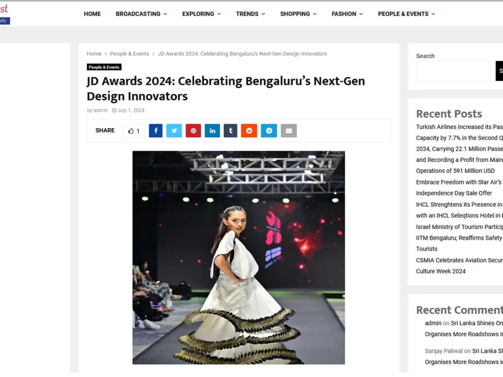 JD Awards 2024 Celebrating Bengaluru’s Next Gen Design Innovators Tourism quest