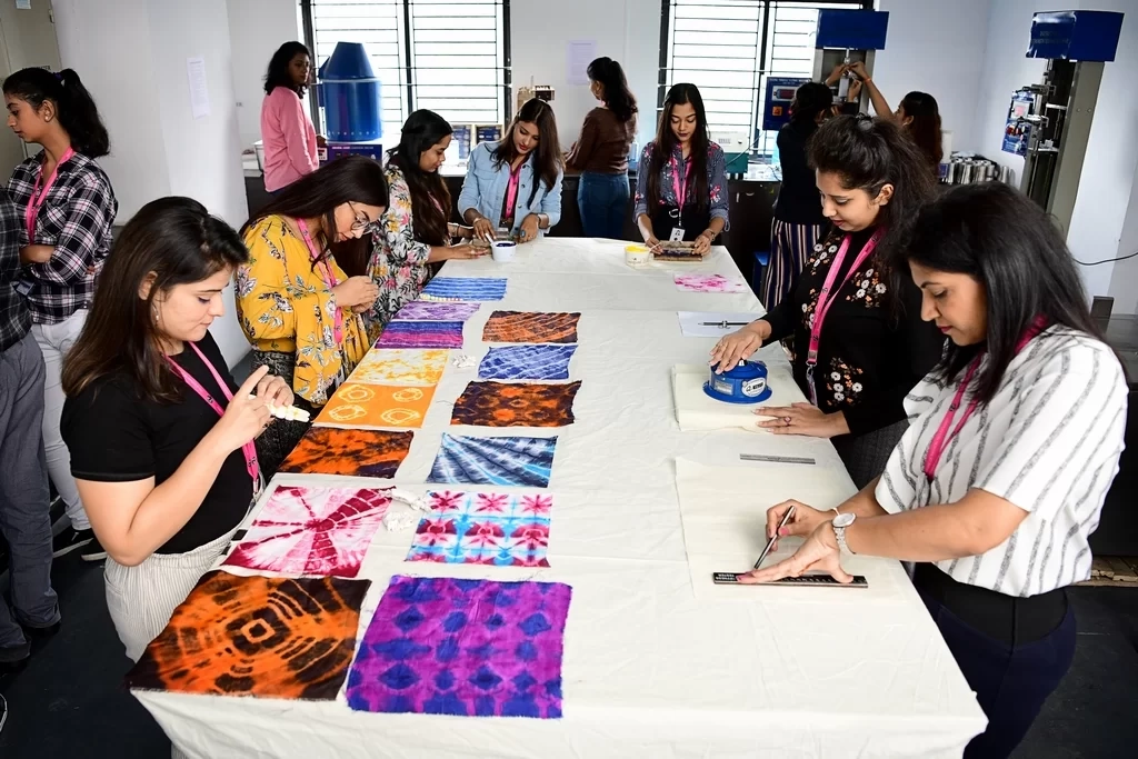 textile designing from JD Institute of Fashion 