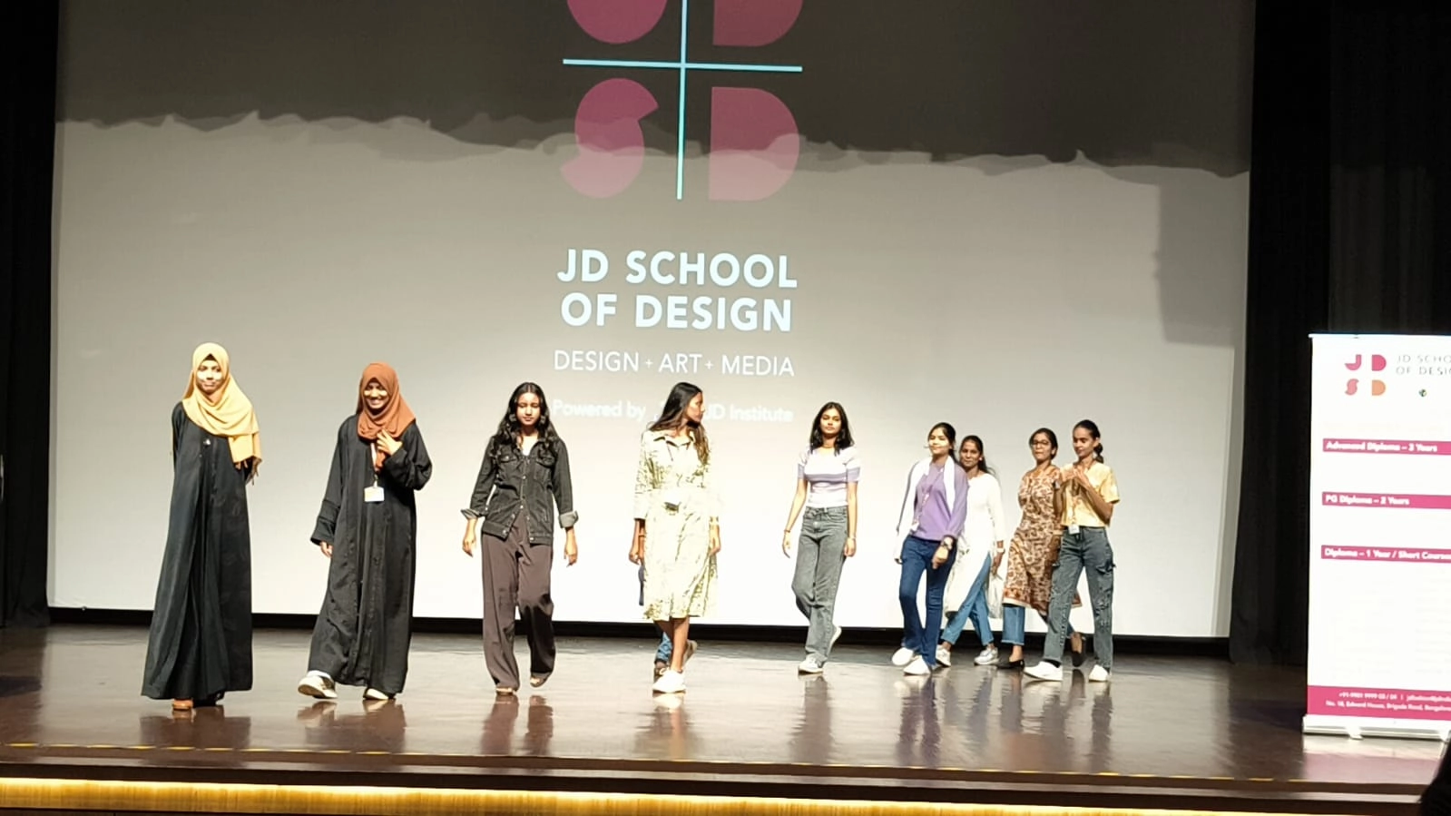 JD Institute of Fashion Technology collaborative workshop with NMKRV College for women (2)